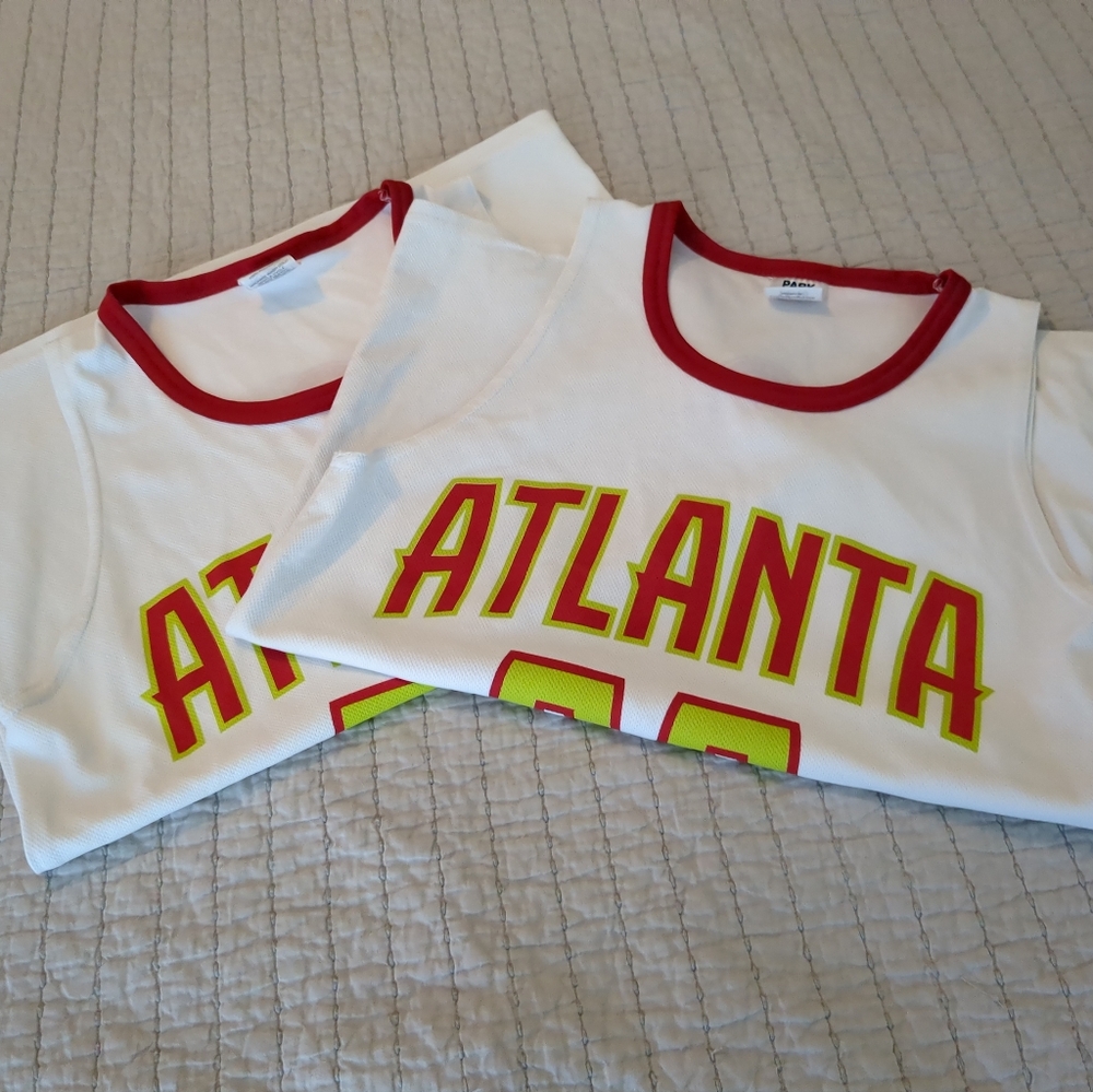Kids White and Red Atlanta Tank Top 2 for 1